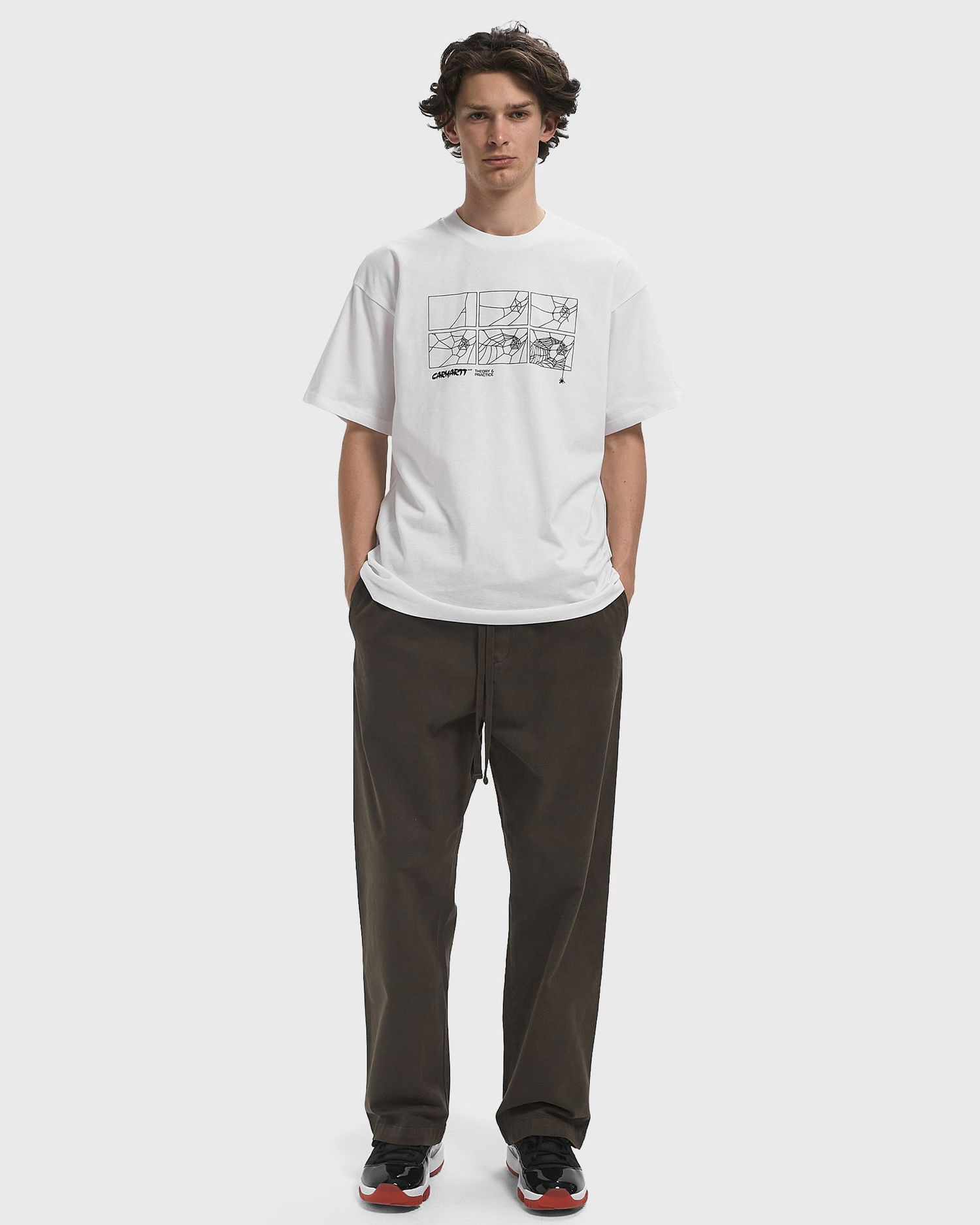 Панталони Carhartt WIP Floyde Casual Pants Кафяво | I033585-2ZW.GD, 1