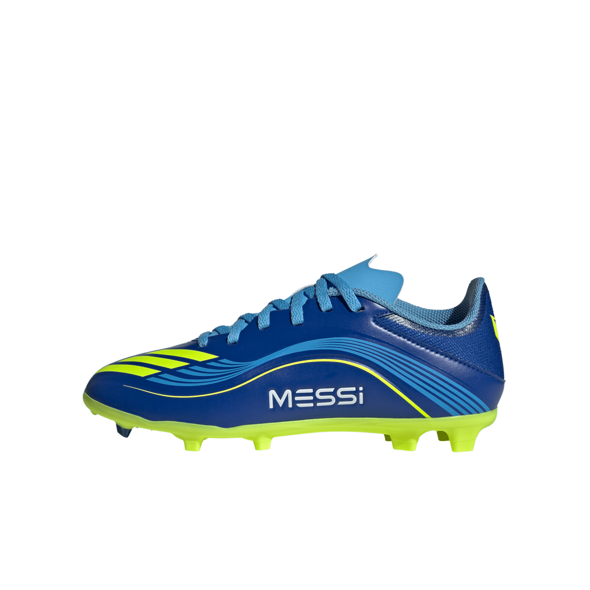 Кецове и обувки adidas Performance F50 MESSI LEAGUE FG/MG J Синьо | JP7455, 0