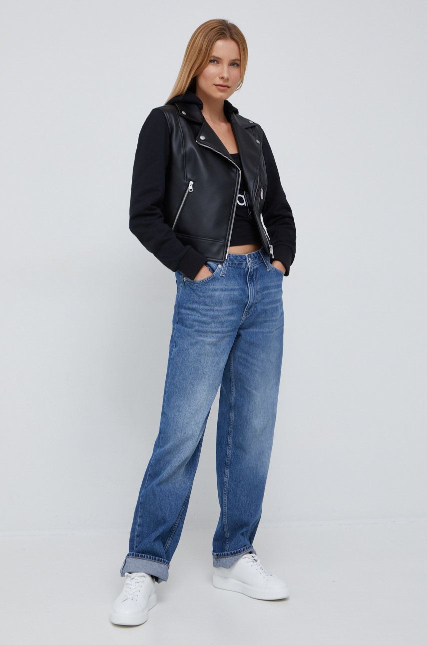 Яке CALVIN KLEIN Ramoneska Jacket Черно | J20J218957.9BYY, 0