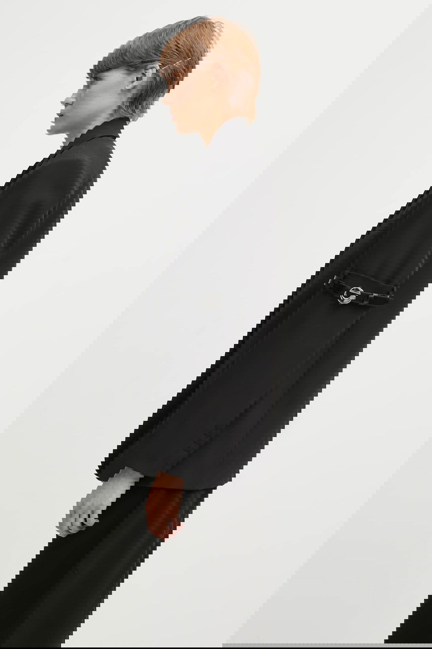 Яке Coperni Coperni Logo Belted Blazer Черно | COPV37F3004, 1