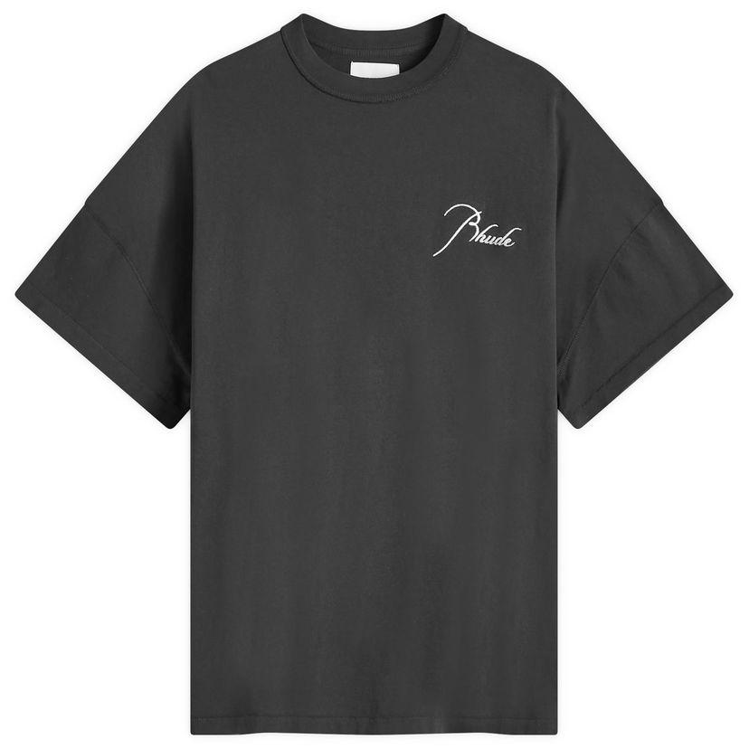 Тениска Rhude Reverse T-shirt Черно | RHFW24TT020122306