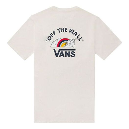 Тениска Vans Unicorn Graphic T-Shirt Бяло | VN0A54L9FS8, 0