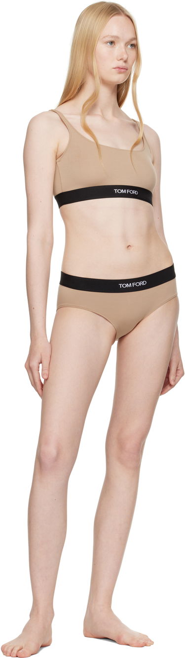 гащички Tom Ford Tom Ford Modal Signature Briefs Бежово | KNJ004-JEX011, 3