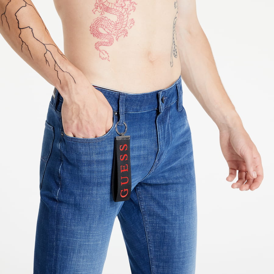 Дънки GUESS Tech Stretch Slim Tapered Jeans Синьо | M2YAS2D4PM1-OFFI, 1