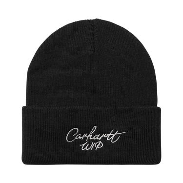 Шапка Carhartt WIP Signature Knit Beanie Черно | I033844_3, 0
