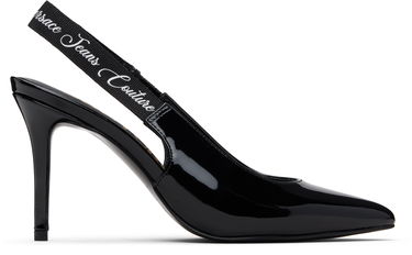 Грижа за обувките Versace Versace Jeans Couture Scarlett Slingback Mid Heels Черно | E79VA3S52_EZS859, 0