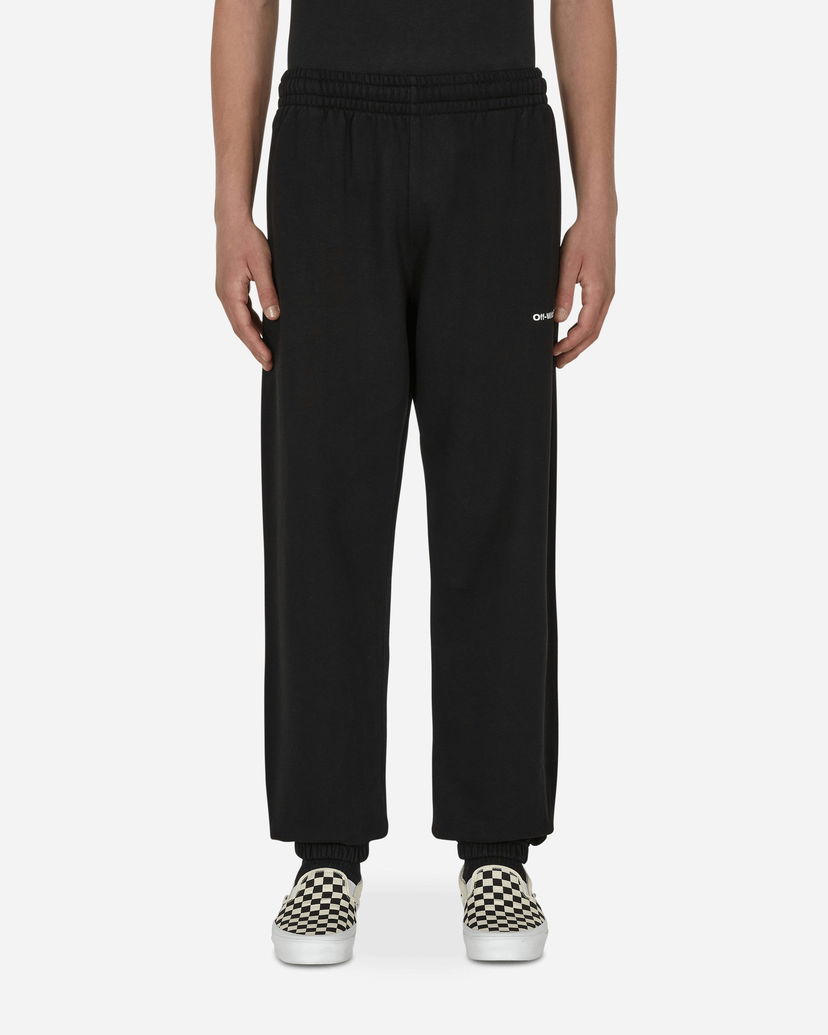 Спортни панталони Off-White Wave Outline Diag Slim Sweatpants Black Черно | OMCH029F22FLE008 1001