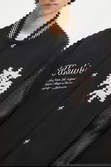 Яке бомбър Ksubi KSUBI Playoff Varsity Bomber Jacket Черно | MSP25JK003, 4