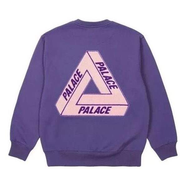 Суитчър Palace Fleece Tri-Ferg Crew Sweater Лилаво | PLC23029