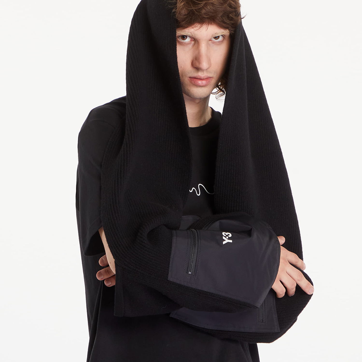 Шал Y-3 Sleeve Scarf Black OSFA Черно | IY9276, 1