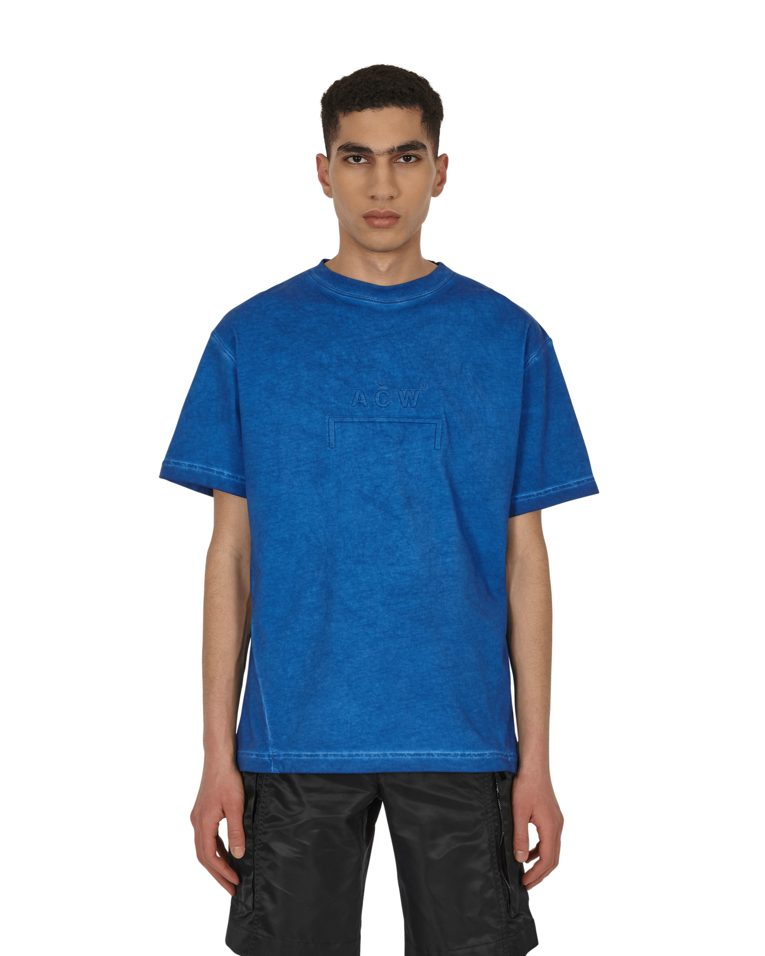 Тениска A-COLD-WALL* Dissolve Dye T-Shirt Синьо | ACWMTS073 COBBLU, 0