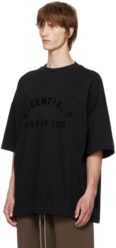 Тениска Fear of God Core Collection Heavy S/S Tee Black Черно | 125SU242000F, 3