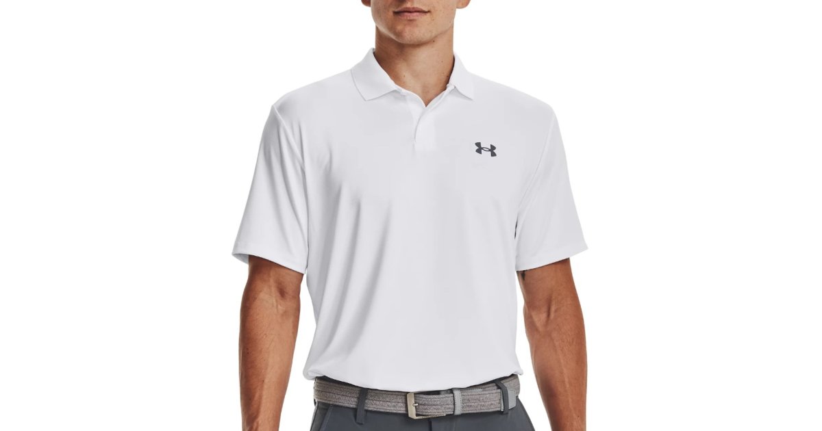 Поло тениска Under Armour Performance 3.0 Polo Shirt Бяло | 1377374-100, 1