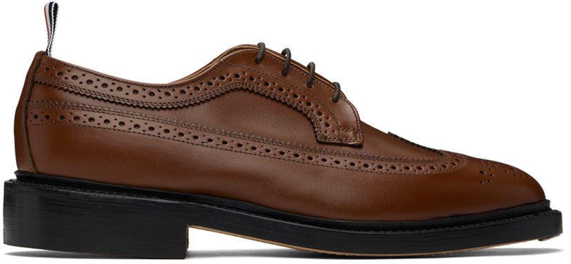 Облекло Thom Browne Thom Browne Longwing Brogue Oxfords Кафяво | MFD240D-L0063