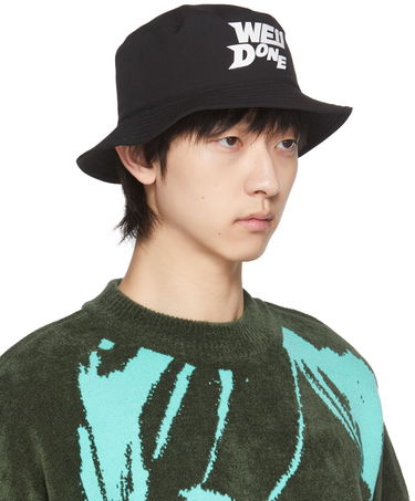 Шапка We11done Logo Bucket Hat Черно | WD-AH1-22-407-U-BK, 1