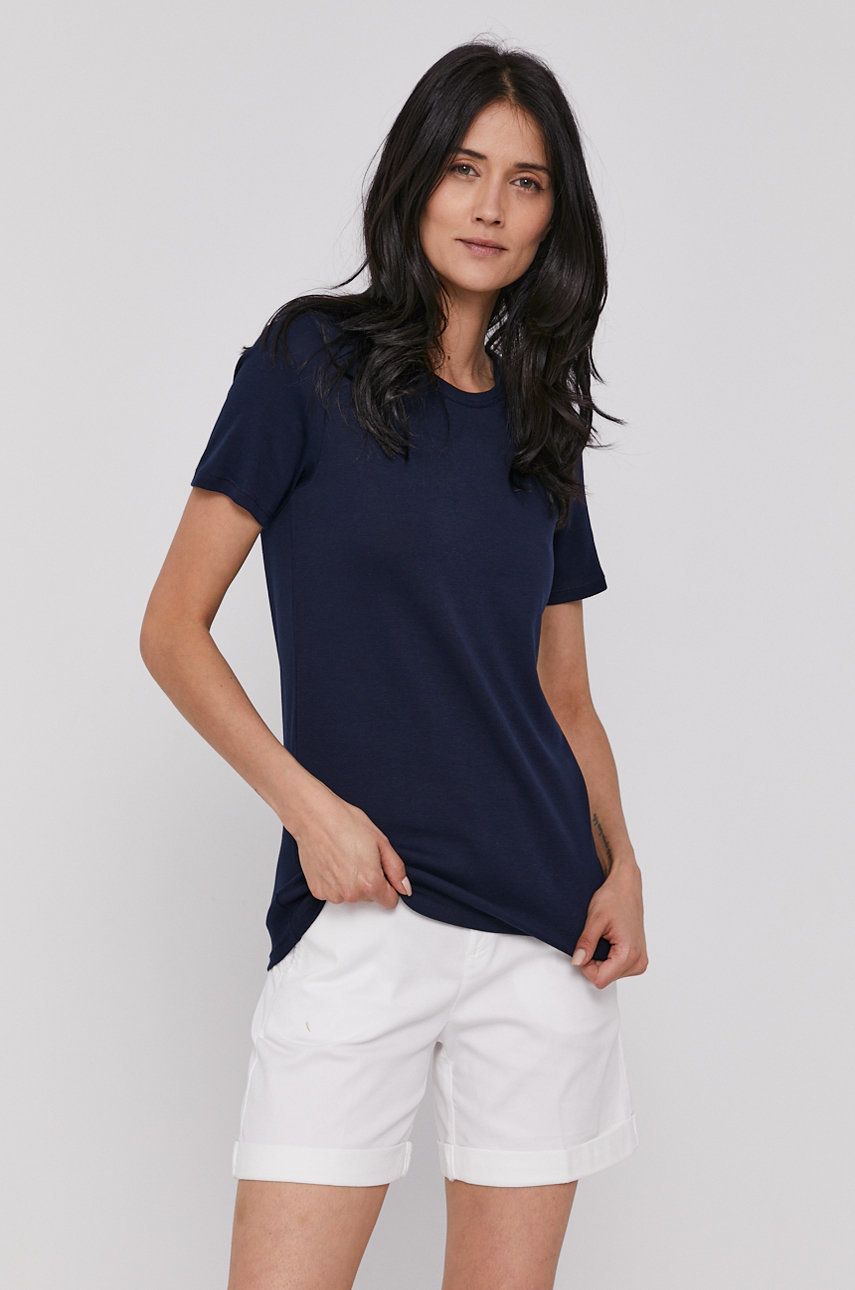 Тениска United Colors of Benetton Cotton T-Shirt Тъмно синьо | 3GA2E16A0.016, 0