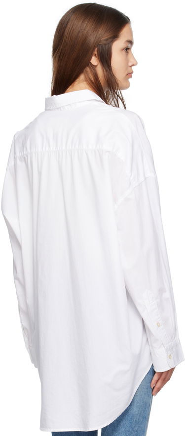 Риза R13 R13 Drop Neck Shirt Бяло | R13W7469-001, 2