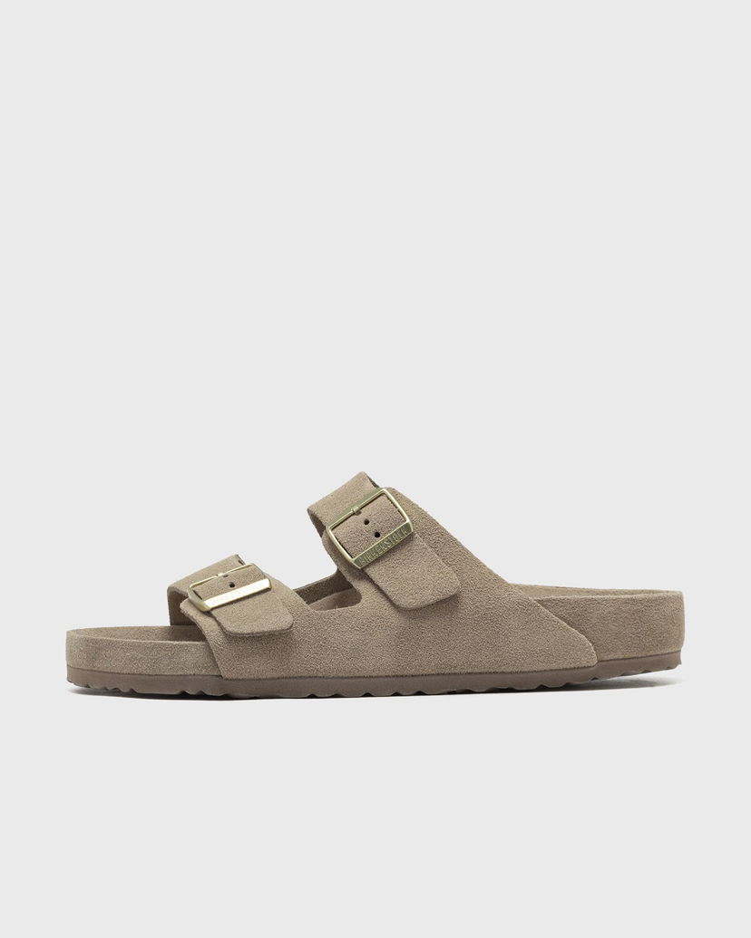 Кецове и обувки Birkenstock Arizona Suede Leather Sandals Бежово | 1029961