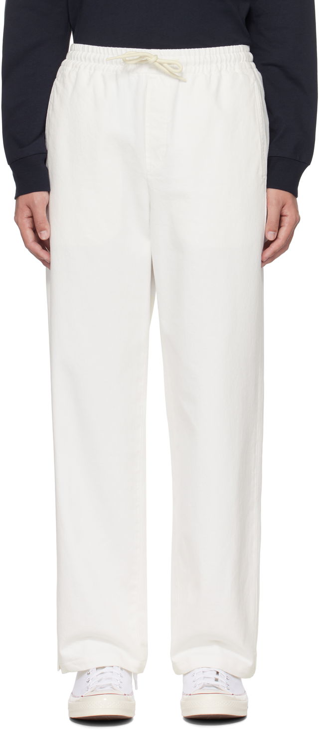 Vincent Off-White Casual Trousers