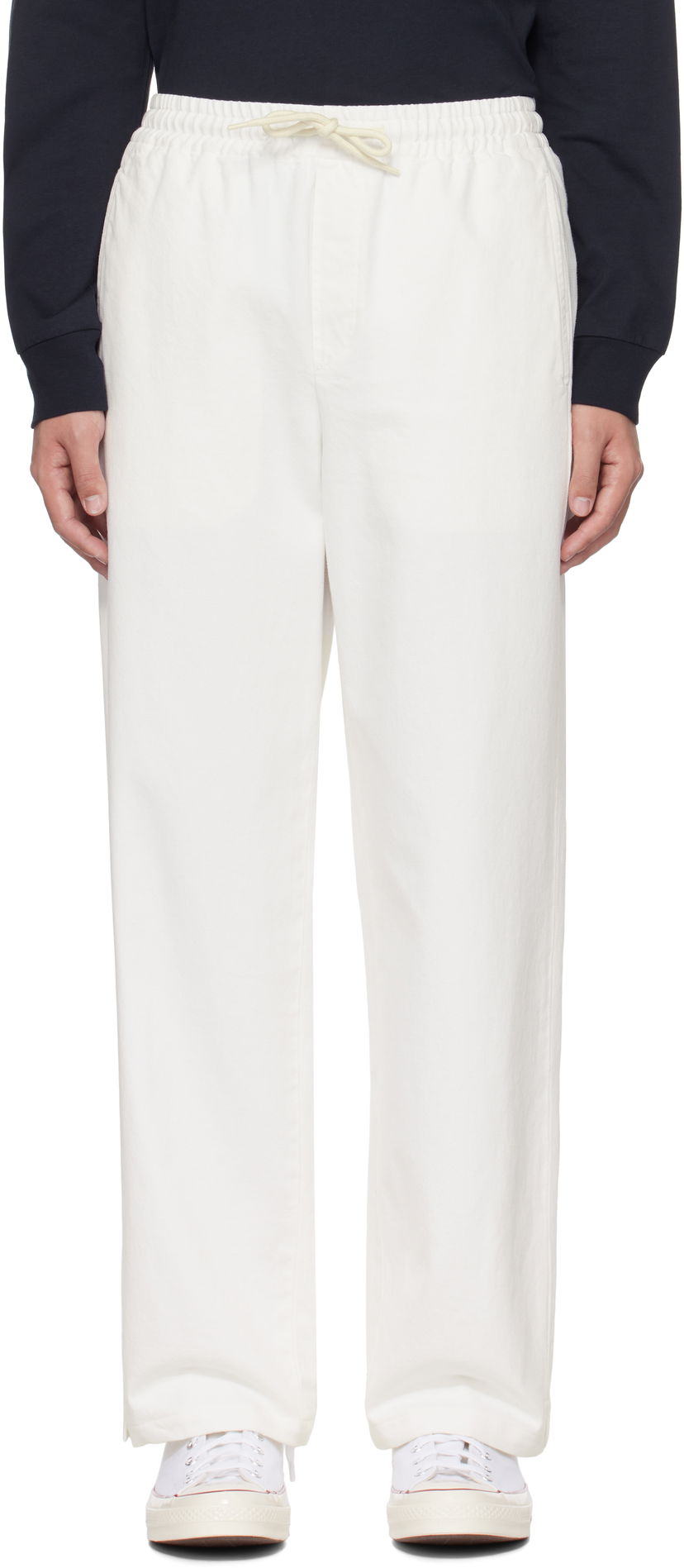 Панталони A.P.C. Vincent Off-White Casual Trousers Бяло | COGZV-H08418