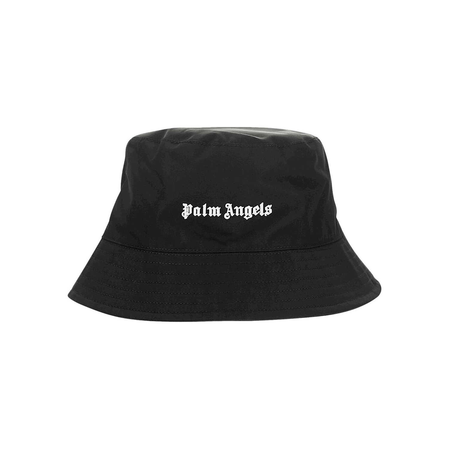 Шапка Palm Angels Logo Bucket Hat Черно | PWLA011C99FAB0011001, 0
