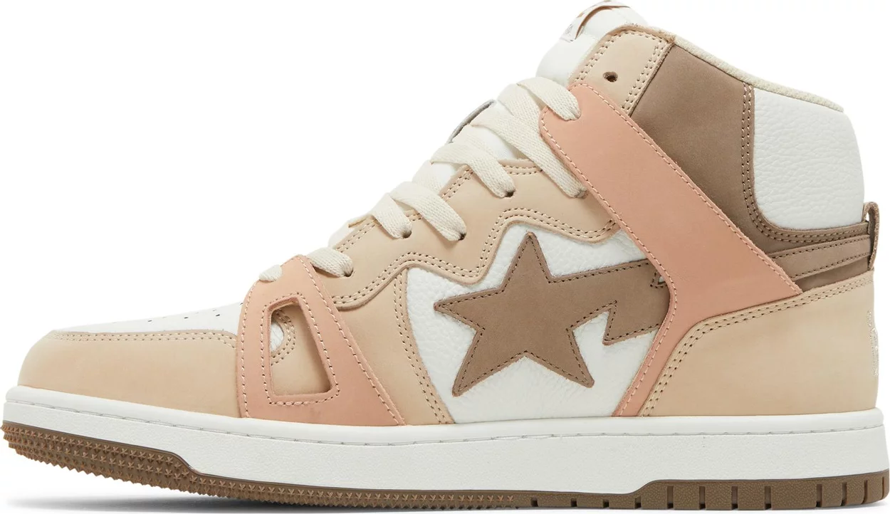Кецове и обувки BAPE Brown Sta 93 Hi Бежово | 0ZXSHM191011I-BGA, 1