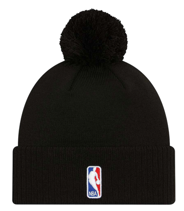 Шапка New Era New Era Chicago Bulls Pom Beanie Черно | 60430174-60430174, 1