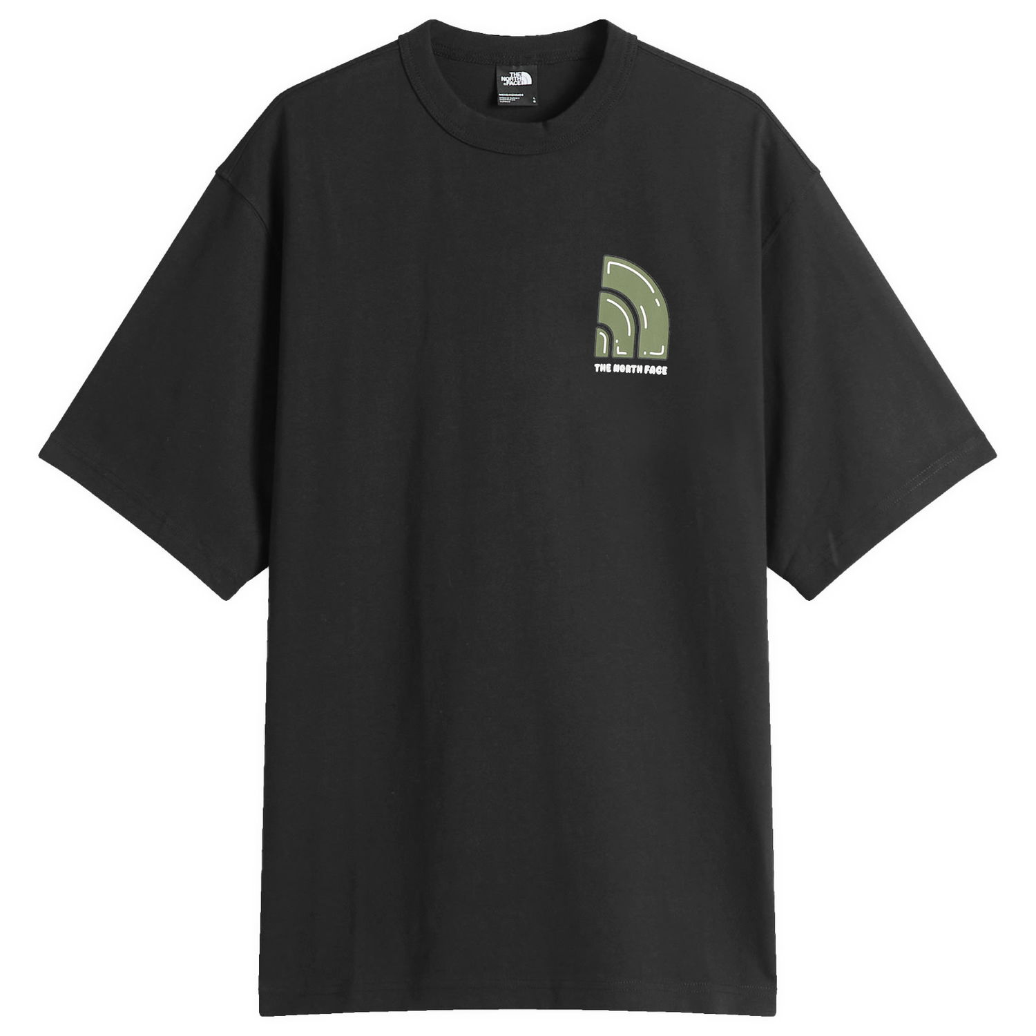 Тениска The North Face Men's Bubble Logo Relaxed T-Shirt, Size Small Черно | NF0A8F2RJK3, 1