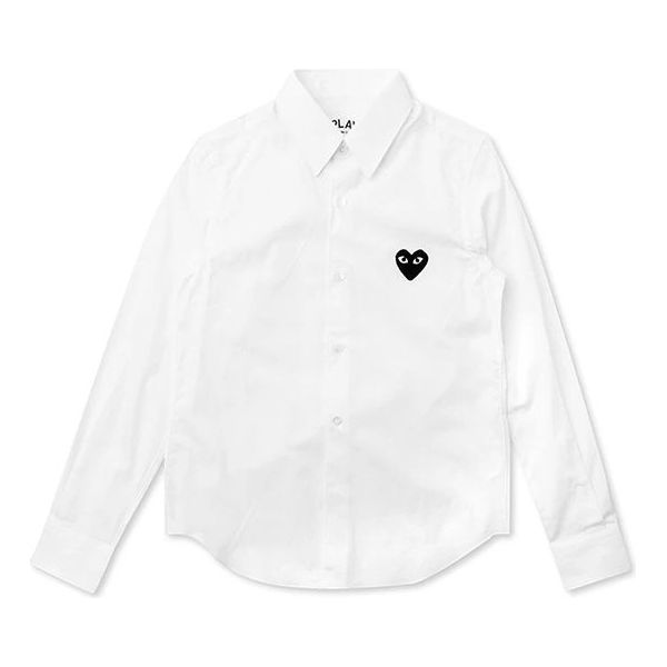 Риза Comme des Garçons Emblem Button Down Shirt Бяло | AZ-B004-051-2, 0