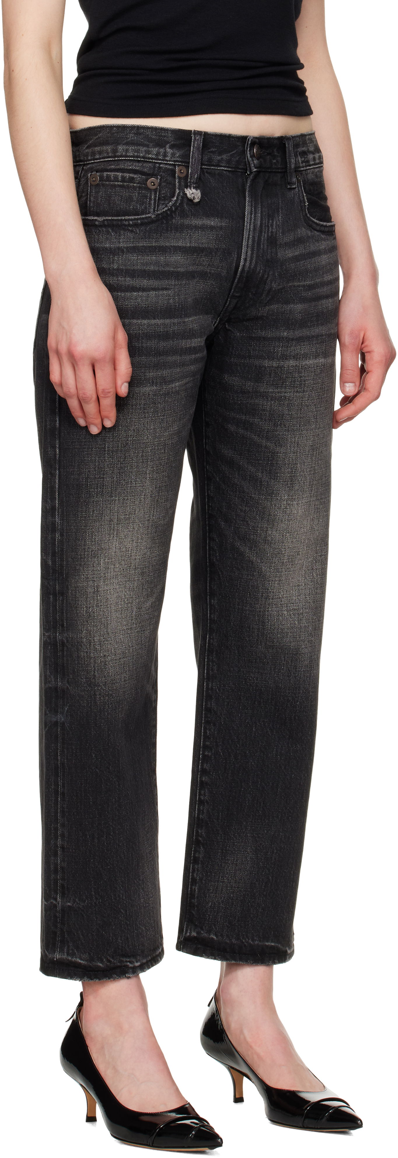 Дънки R13 R13 Romeo Jeans Черно | R13WD103-D175A, 1