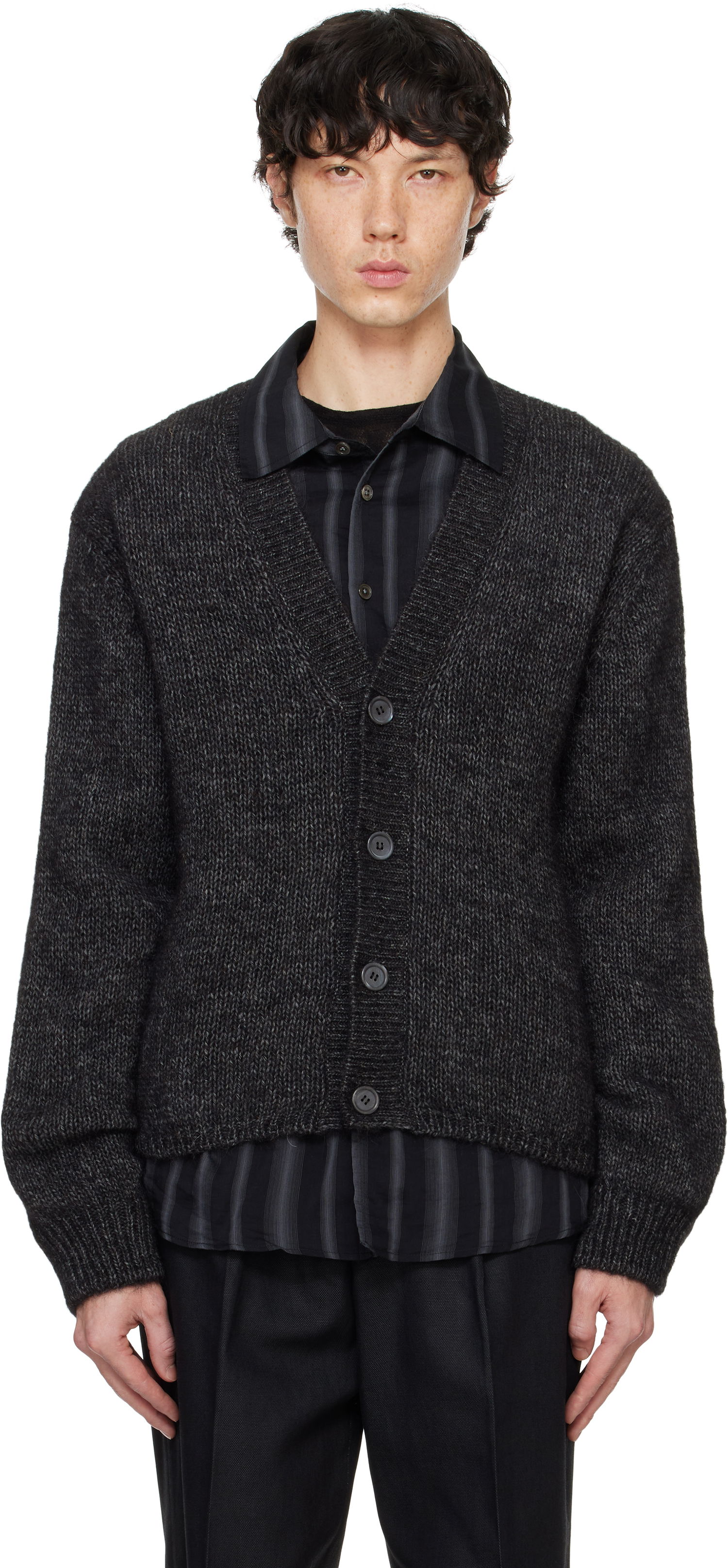 Пуловер OUR LEGACY Our Legacy Academy Knit Cardigan Сиво | M4243AP, 0