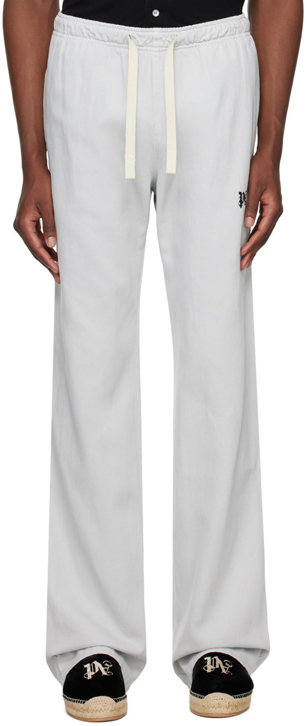 Спортни панталони Palm Angels Monogram Travel Sweatpants Сиво | PMCA141R24FAB0010510, 0