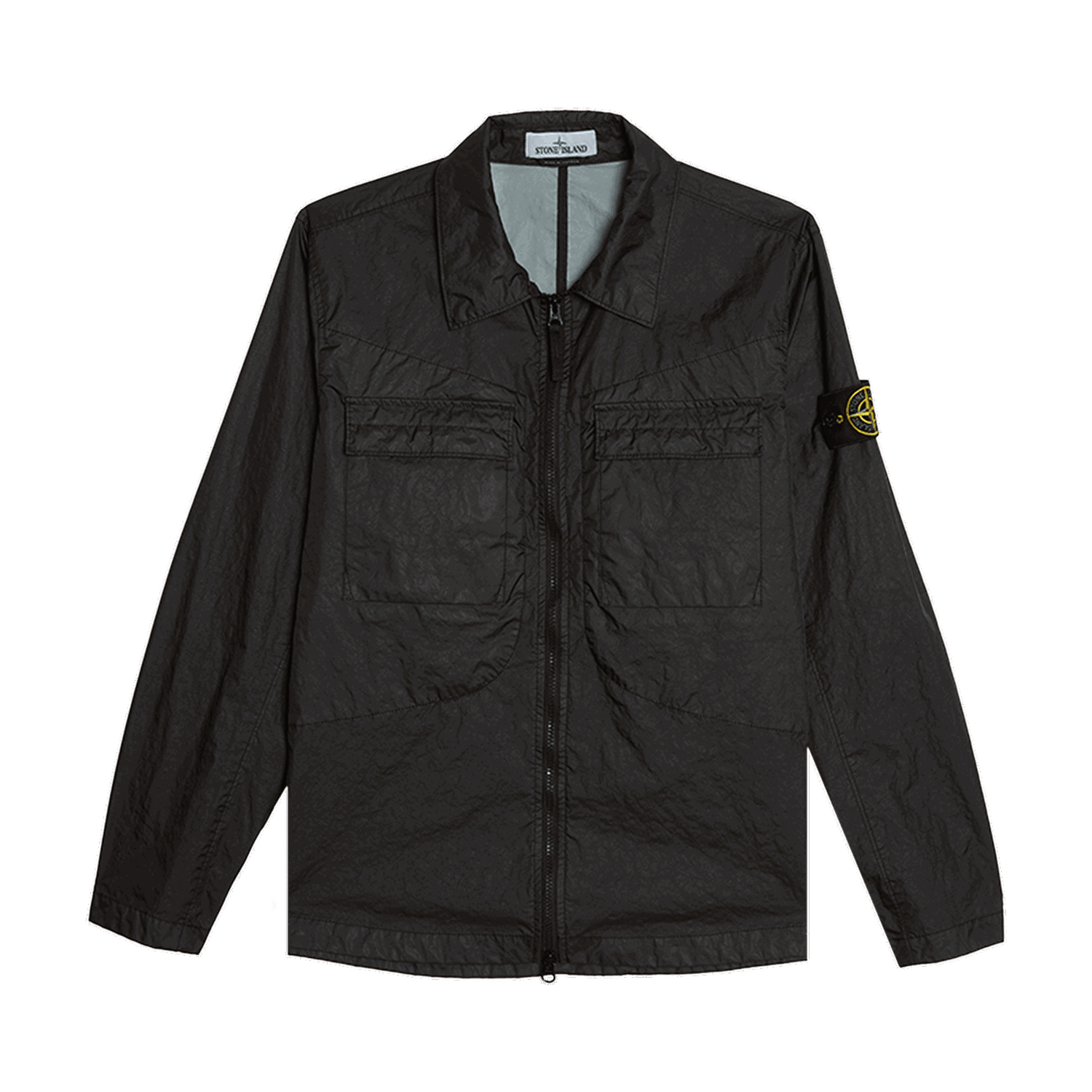 Риза Stone Island Membrana 3L TC Overshirt Черно | 761510323 V0029, 0