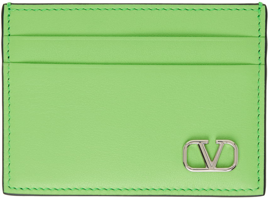 Портфейл Valentino Garavani VLogo Signature Card Holder Зелено | 4Y2P0T83LMV, 0