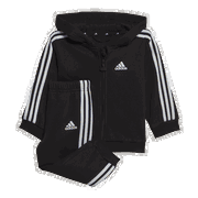 Essentials 3-Stripes Full-Zip Hooded Tracksuit