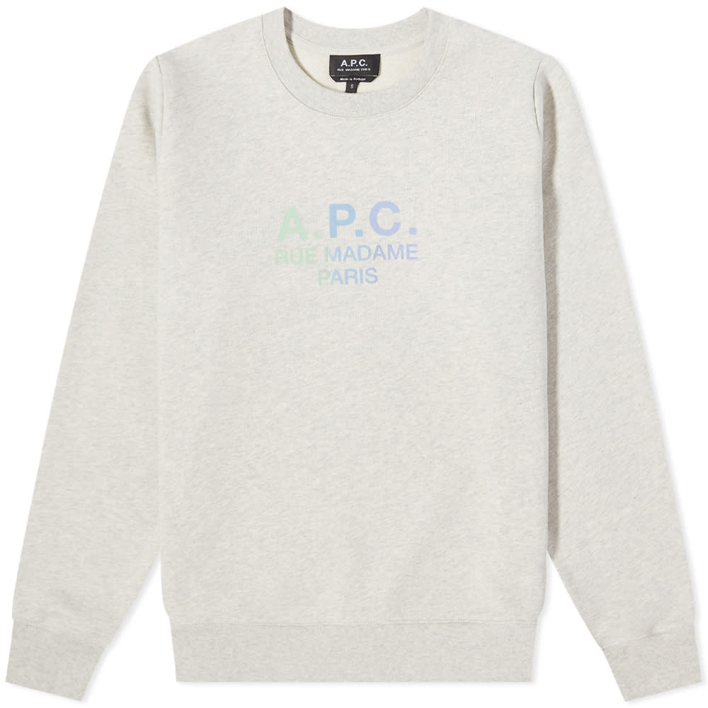 Пуловер A.P.C. Mathilda Holographic Logo Sweater Бяло | COEBH-F27712-PAA, 0
