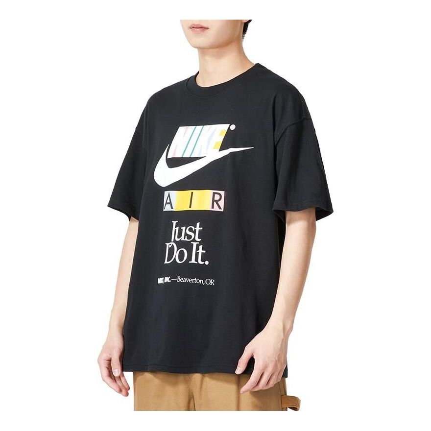 Тениска Nike Just Do It Print T-Shirt Черно | FB9779-010, 0