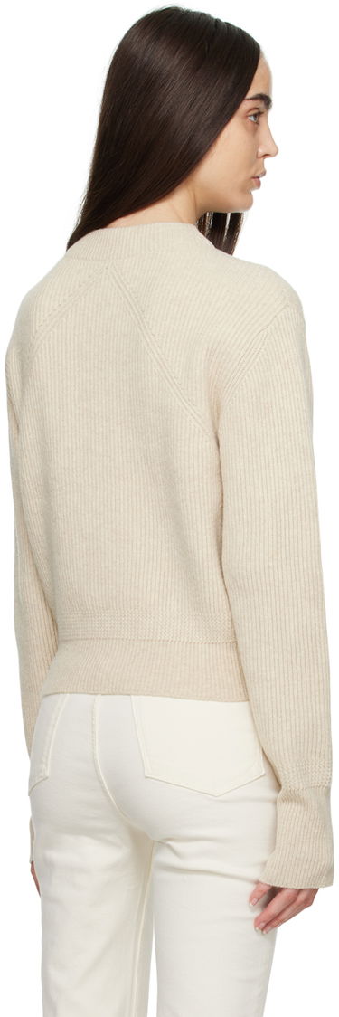 Пуловер rag & bone Nancy Ribbed Knit Sweater Бежово | WAS22HS024TL24, 2