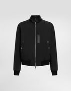 Dolce & Gabbana Padded Satin Bomber Jacket