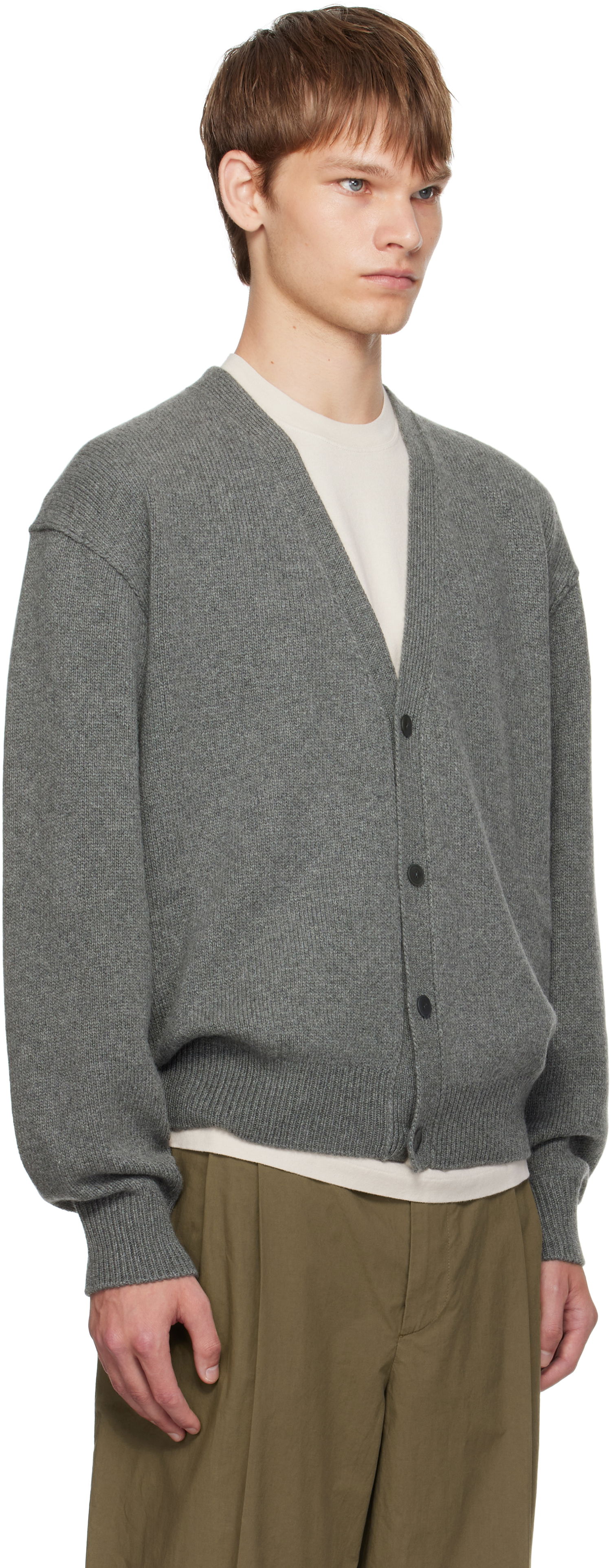 Пуловер The Row The Row Mats Cardigan Сиво | 1024-Y960, 1