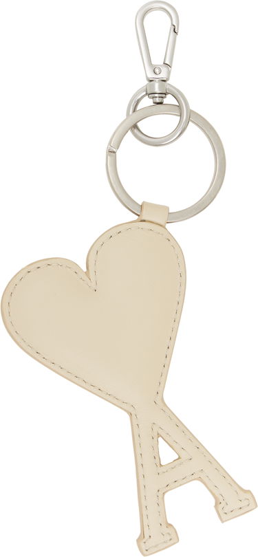 Ключодържатели AMI AMI de Coeur Leather Keychain Бежово | UKR915.853, 1