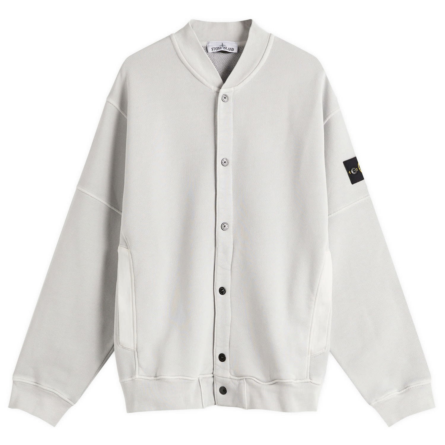 Суитчър Stone Island Stone Island Old Effect Fleece Bomber Jacket, Size Large Сиво | K1S156100034-V0161, 1