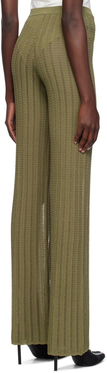 Панталони Dion Lee Dion Lee Knit Trousers Зелено | C7217P23, 2