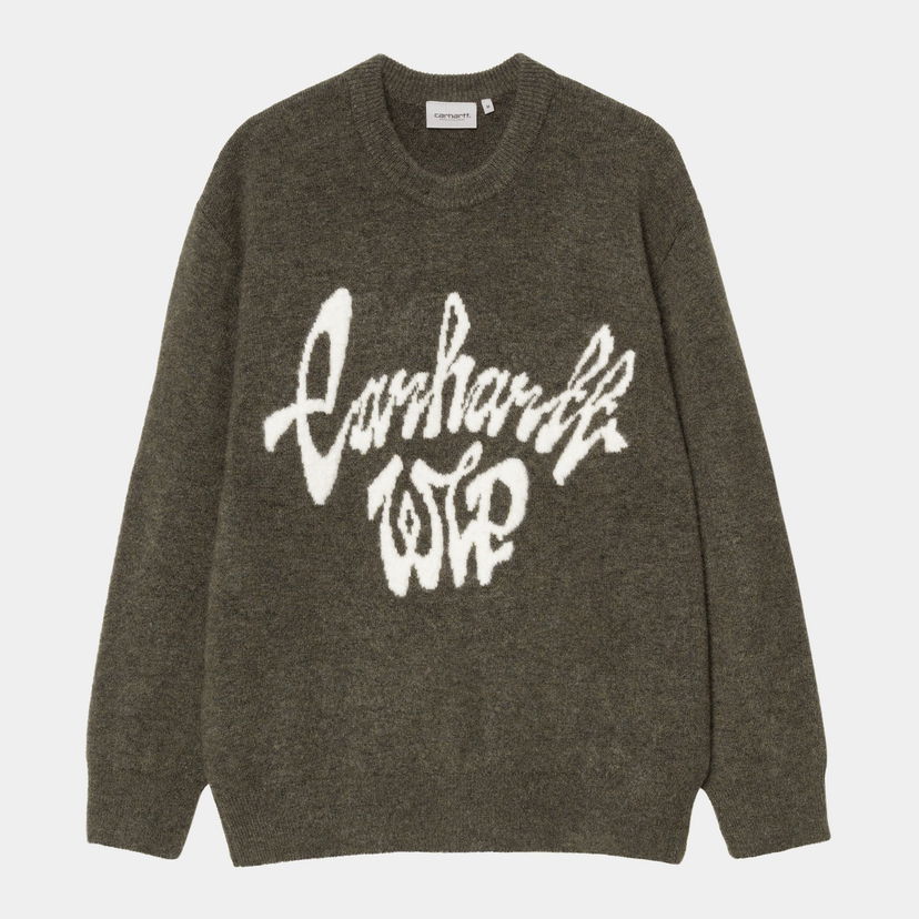 Пуловер Carhartt WIP Carhartt WIP Chedda Sweater Зелено | I035593_2