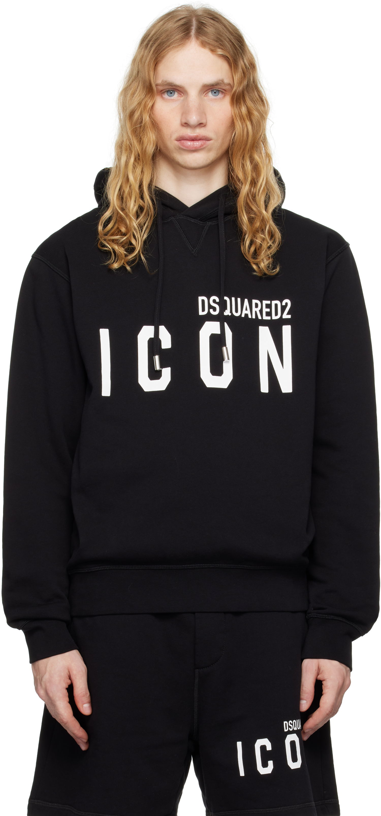 Суитчър DSQUARED2 Cool Fit Hoodie Черно | S79GU0003_D25015, 0