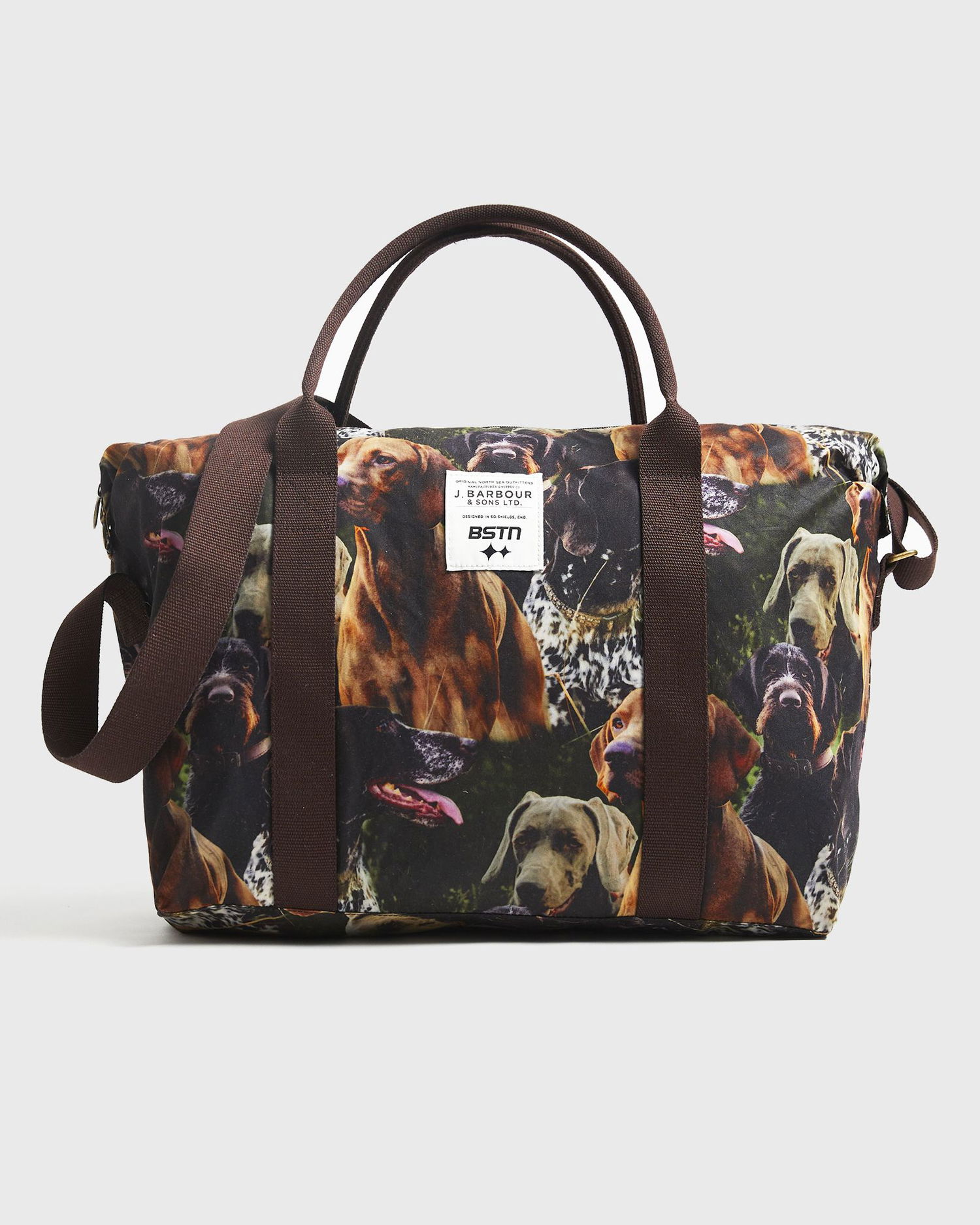 Чанта за пътуване Barbour BSTN x Brand Weekender Кафяво | 840190812300, 0