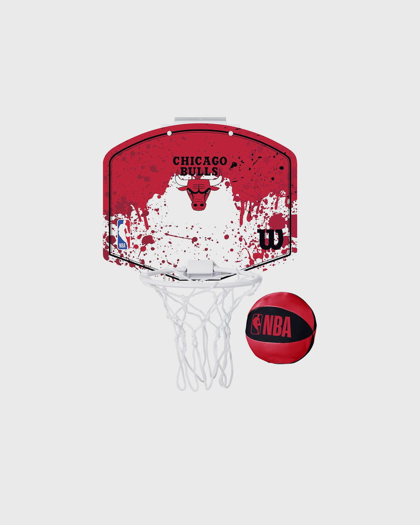 Спортна екипировка Wilson Tennis Chicago Bulls NBA Mini Hoop Червено | WTBA1302CHI