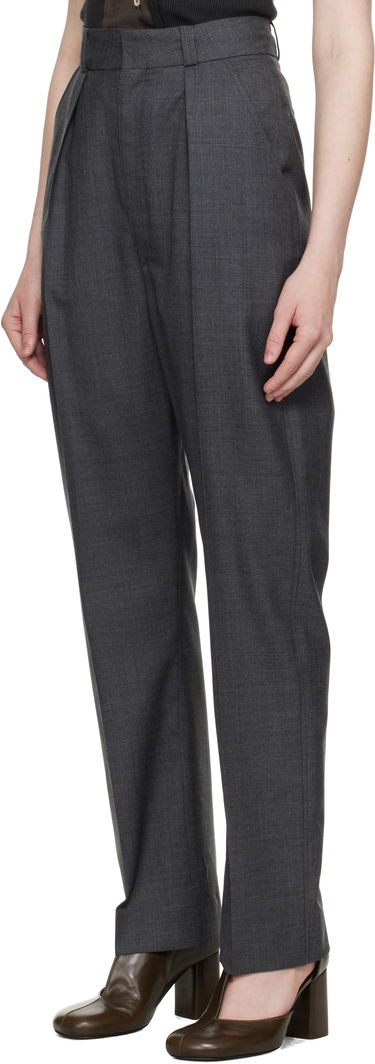 Панталони LEMAIRE Lemaire Dropped Crotch Soft Trousers Сиво | PA1183 LF1386, 3