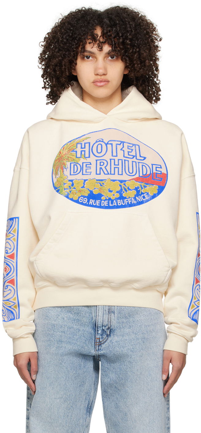 Суитчър Rhude Hotel Hoodie Бежово | RHPS24HO03012611