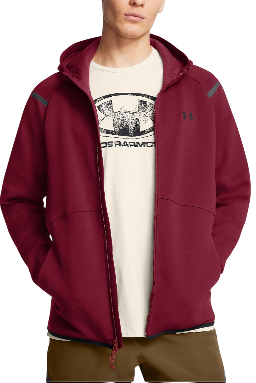Суитчър Under Armour Fleece Training Hoodie Бургунди | 1389352-625, 0